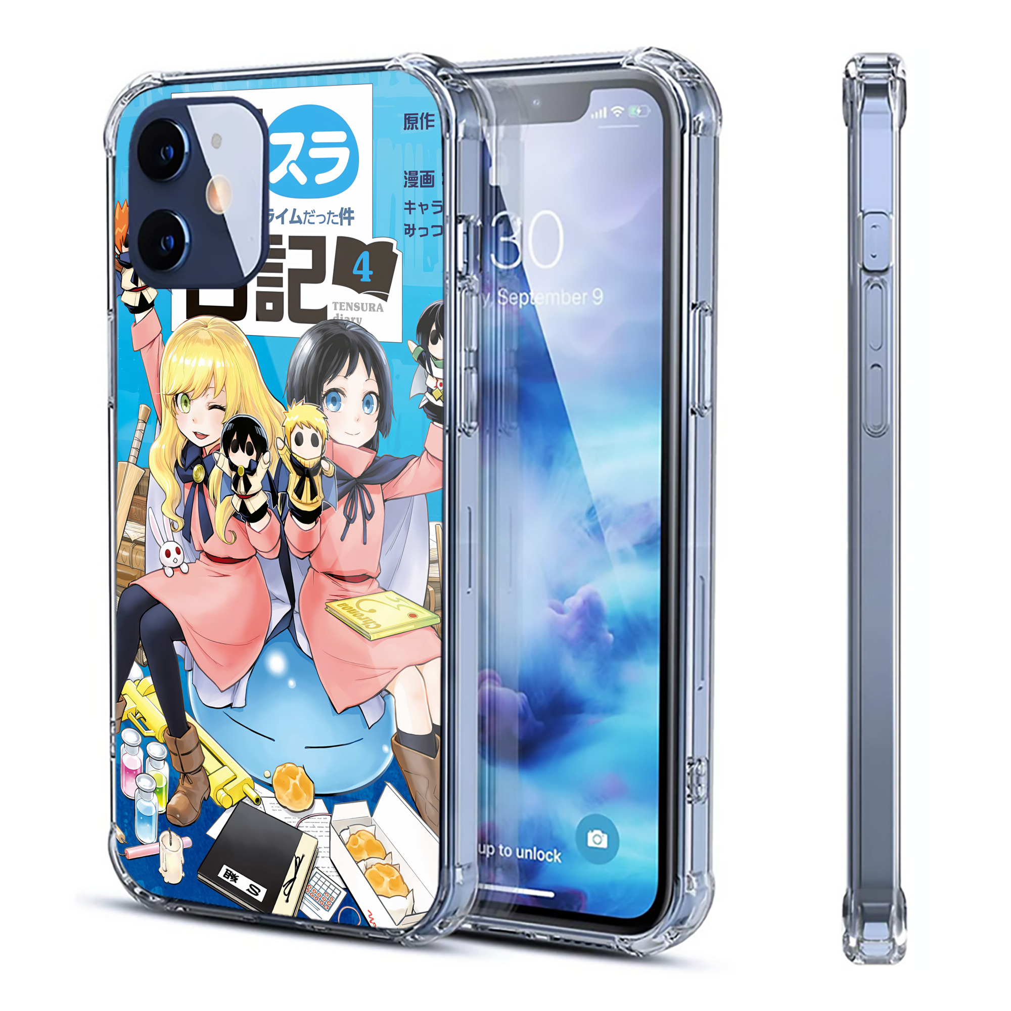 （画像用） 転スラ Regarding Reincarnated to Slime 【iPhone 12シリーズ対応】透明スマホケース（クリアソフトケース）